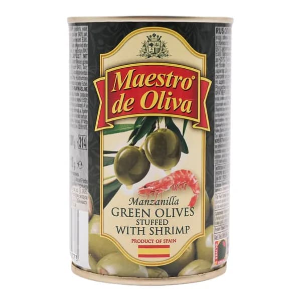 Оливки Maestro de Oliva с креветками 300 г