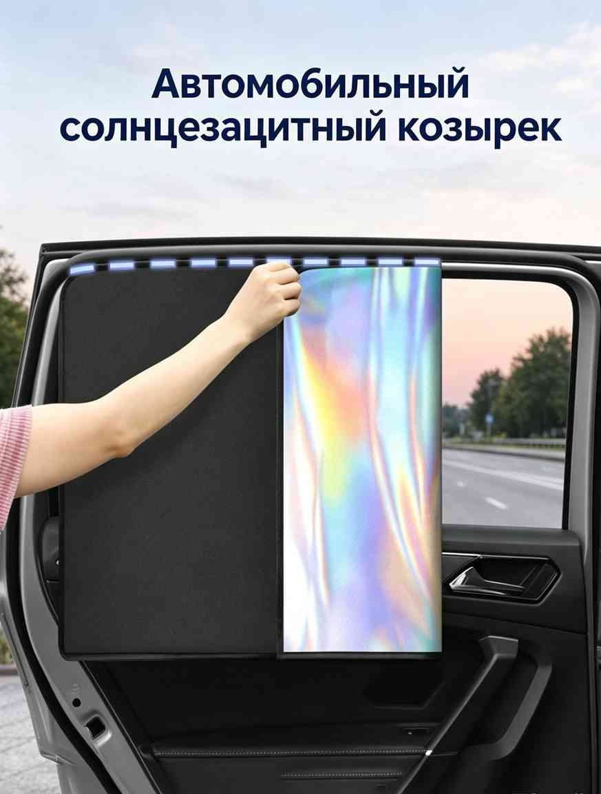Шторка солнцезащитная, затемнение: 97%