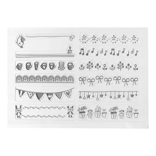 Музыкальная нота Силиконовая печать DIY ScrapBooking