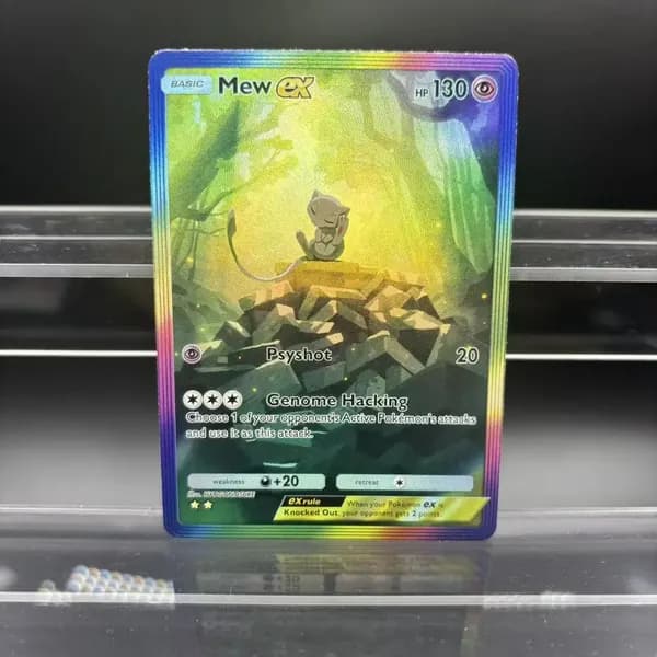 Самодельная коллекционная одиночная карта TCG POCKET EX Драгонайт, Артикуно, Молтрес, Аэродактиль. Классическая игровая аниме-карта, подарочная игрушка