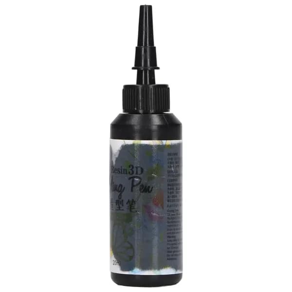 UV Resin Styling Pen, уникальная форма, быстрое отверждение для DIY проекта золотой