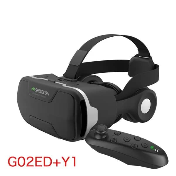Виртуальная реальность VR очки, 3D гарнитура, Google Cardboard, поддержка игровых контроллеров --- VR + геймпад Y1 (Фото 1 ваш товар)