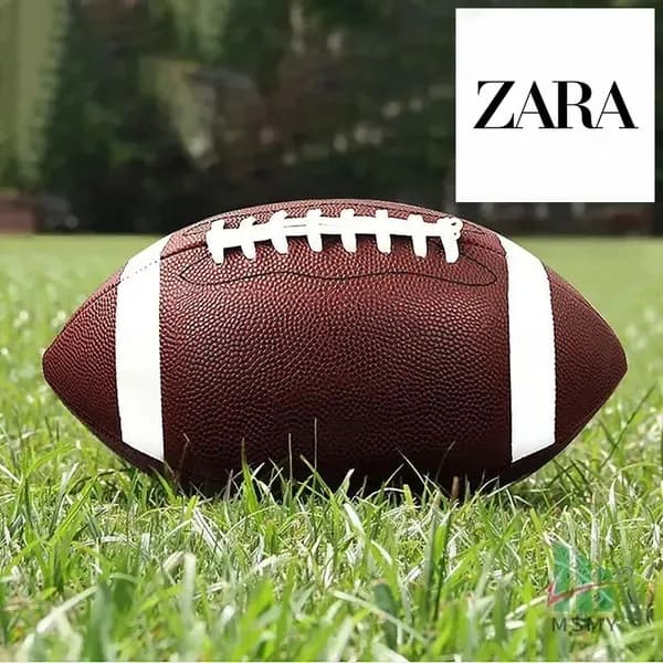 Zara Мяч для регби, коричневый