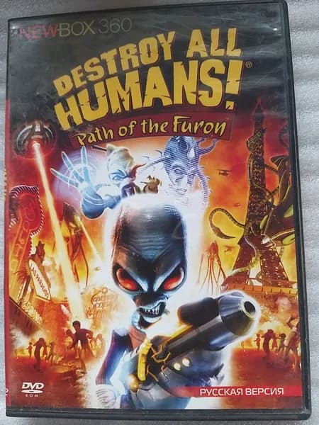 Игра Destroy All Humans! Path of the Furon Xbox 360 , (для прошитого Xbox 360)
