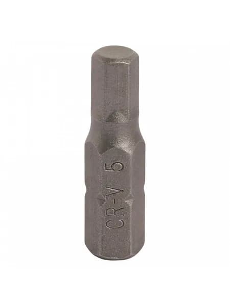 Бита HEX 1/4", 5мм, 25мм, шестигранная бита для шуруповерта и отвертки, набор бит для монтажных работ и ремонта AIRLINE ATAR011 1шт