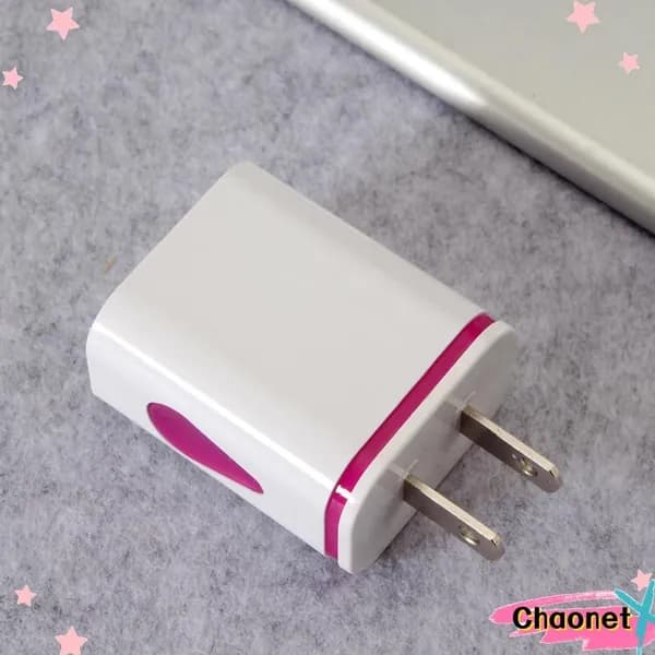 Настенное зарядное устройство USB Стандартный фиолетовый цвет США