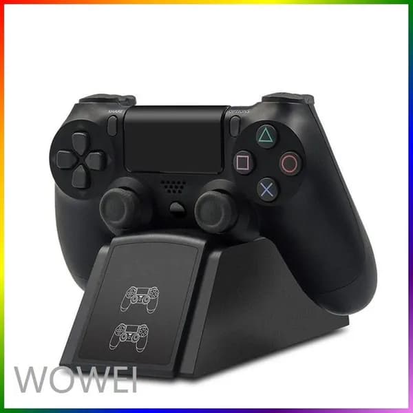 Зарядное устройство контроллера PS4 станция для 2-х геймпадов