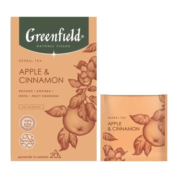 Чайный напиток со вкусом яблоко и корица Greenfield Natural Tisane 20пир