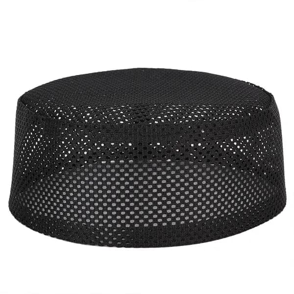 Полиэстер Mixed хлопок ткань Muslim Prayer Hat Islam Man вышивка Hat(чёрный 60cm)