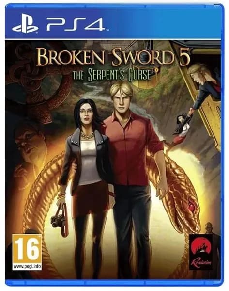 Игра Broken Sword 5: The Serpent's Curse (PlayStation 4, Русские субтитры)