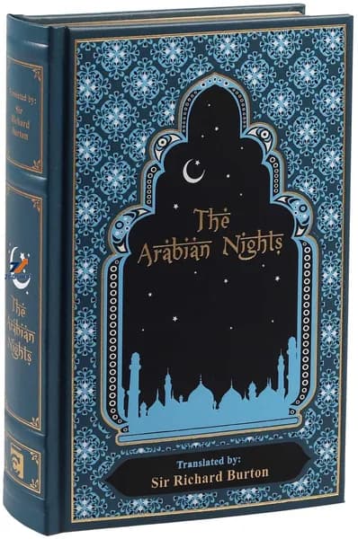 Тысяча и одна ночь: коллекционное издание в кожаном переплёте (The Arabian Nights, Leather-bound Classics) английский оригинал