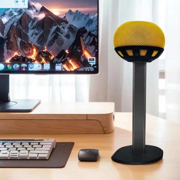 Алюминиевый держатель для HomePod mini и HomePod 2 с антискользящим основанием
