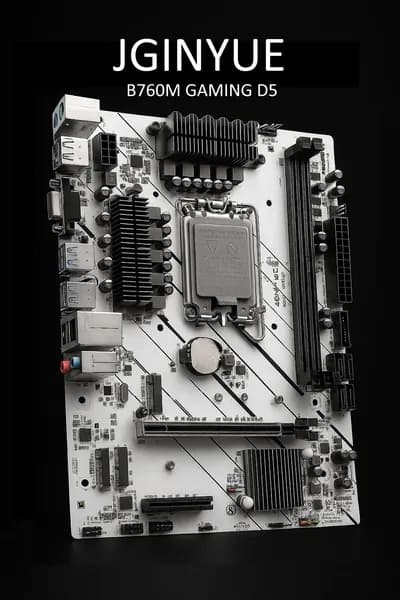 JGINYUE Материнская плата B760M GAMING D5, LGA 1700, DDR5, Материнская плата