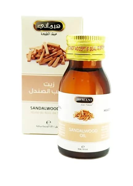 Hemani Sandalwood Oil/ Натуральное масло сандала, 30 мл.