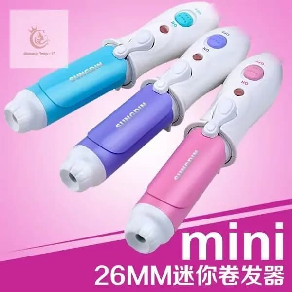 Мини-мультфильм, прямые и щипцы, электрические щипцы для завивки волос двойного назначения, фиолетовые