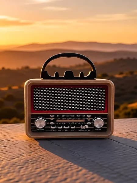 Радиоприемник deespi РЕТРО-СТИЛЬ RE-03 с поддержкой блютуз/Bluetooth/AM/FM/SW/USB/AUX/MicroSD.
