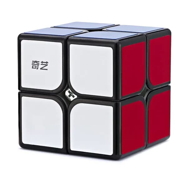 Кубик Рубика для новичков QiYi (MoFangGe) 2x2x2 QiDi W, черный пластик