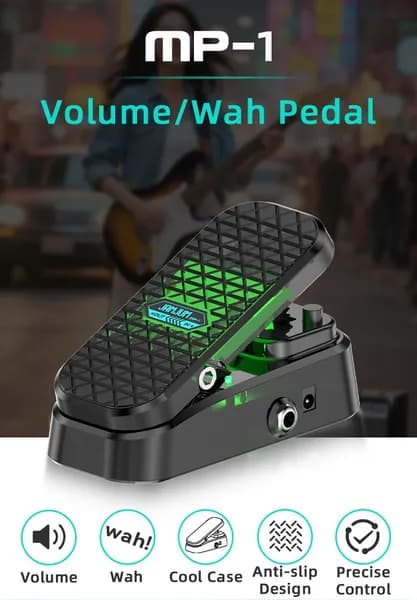 JAMJUM MP-1 Педаль Wah и педаль громкости Подходит для гитар и бас-гитар