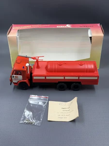 Модель КамАЗ-53213 Пожарный, Казань 16 Арек СССР, Элекон 2002 год, Масштаб 1:43 в родной коробке!