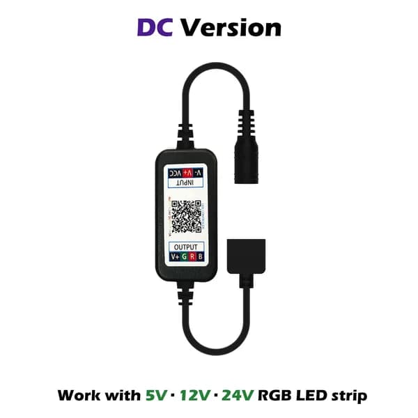 Bluetooth LED Strip Light RGB Контроллер затемнения для управления DC 12V 24V Музыкой 5050 красочной лентой