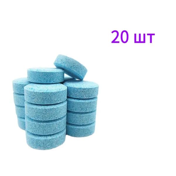 Жидкость стеклоомывателя Таблетки, 0.1 л, 20 шт.