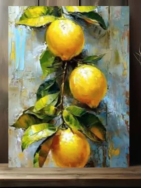 Картина "Печать струй" 30x40 см