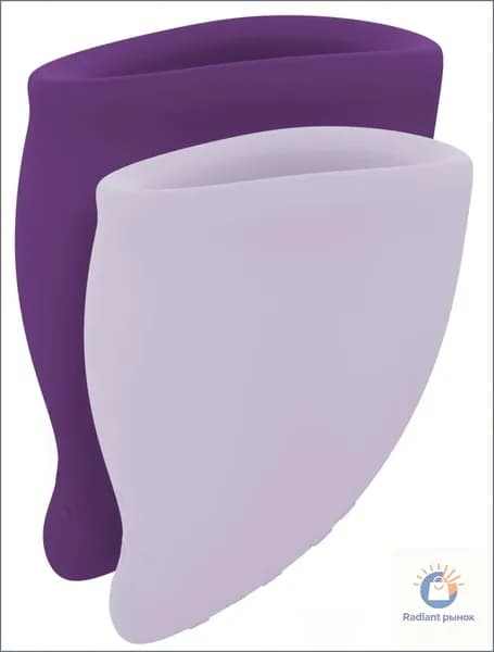 Менструальные чаши 2 штуки Fun Cup Explore Kit