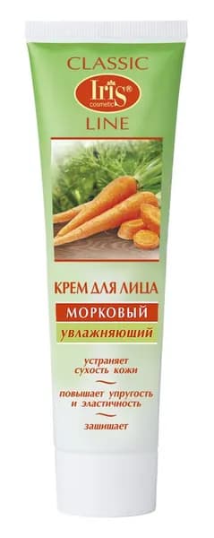 Крем для лица IRIS Морковный увлажняющий 100мл