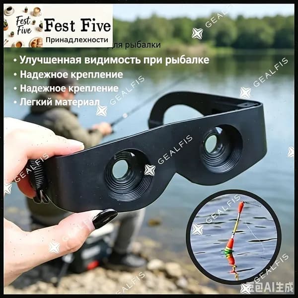 GEALFIS Очки ночного видения 500 м водонепроницаемые для рыбалки, охоты и туризма