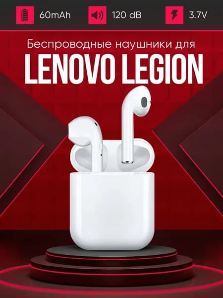 Наушники беспроводные TWS K55, Bluetooth, Lightning, желтый