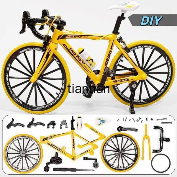 Модель велосипеда 1:8, реалистичная, с подвижными частями, для сборки DIY