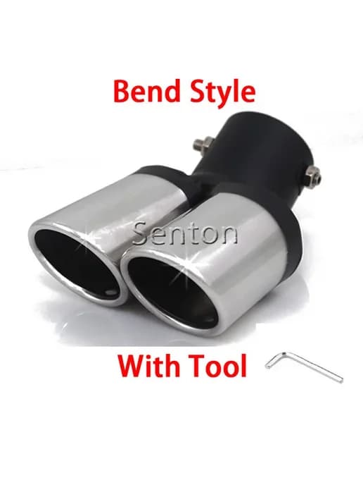 Глушитель Bend Style, 2 выхлопные трубы, цвет 3