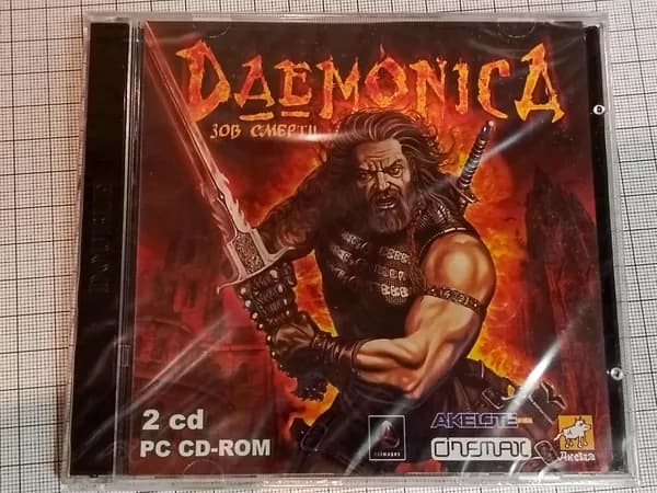 Винтажный диск с игрой Daemonica. Зов смерти