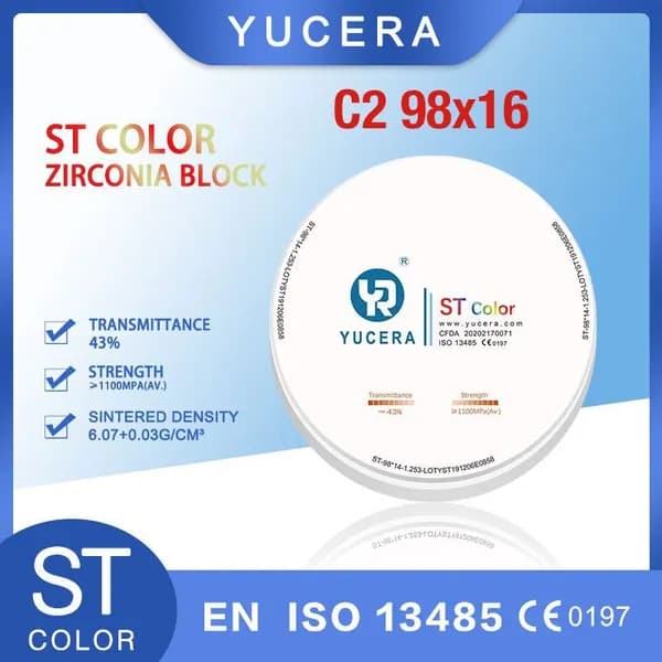 Циркониевый диск для CAD/CAM ST Color C2 98*16
