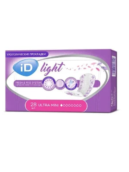 ПРОКЛАДКИ УРОЛОГИЧЕСКИЕ: ID (АЙ ДИ) Light ULTRA MINI №28