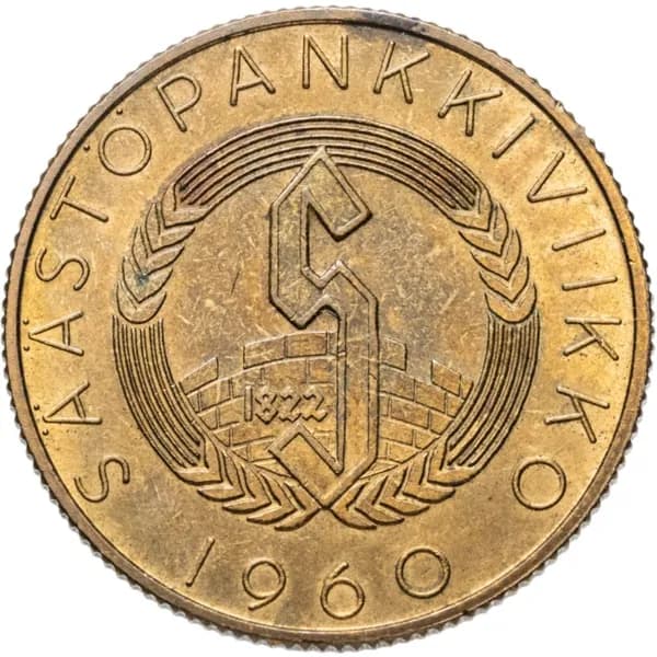 Финляндия жетон "Каарло Юхо Стольберг 1960"
