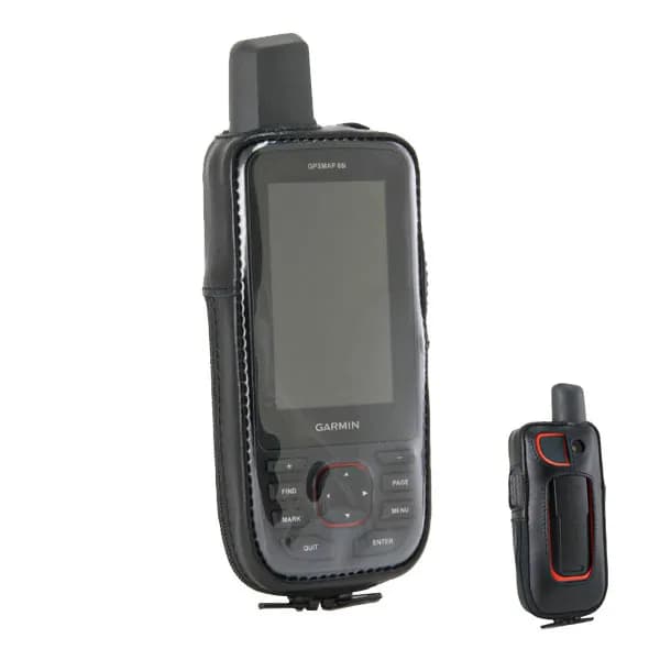 Garmin GPSmap 66i чехол с вырезом для крепления, натуральная кожа (02-122)