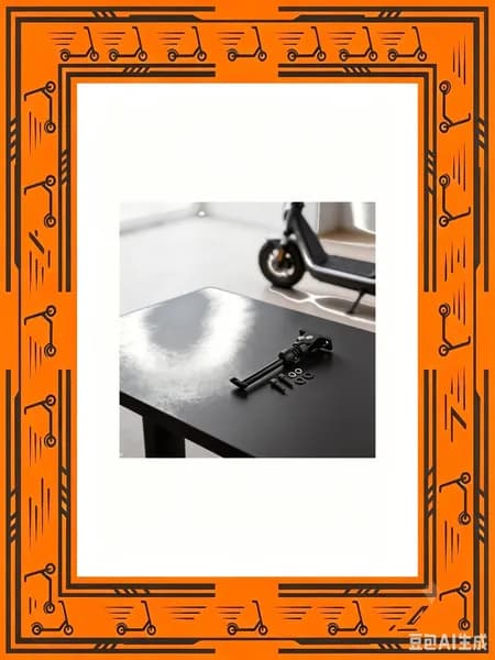 Электросамокатная подставка алюминиевая для Gotrax GXL V2, Black, 1 шт., легкая, прочная
