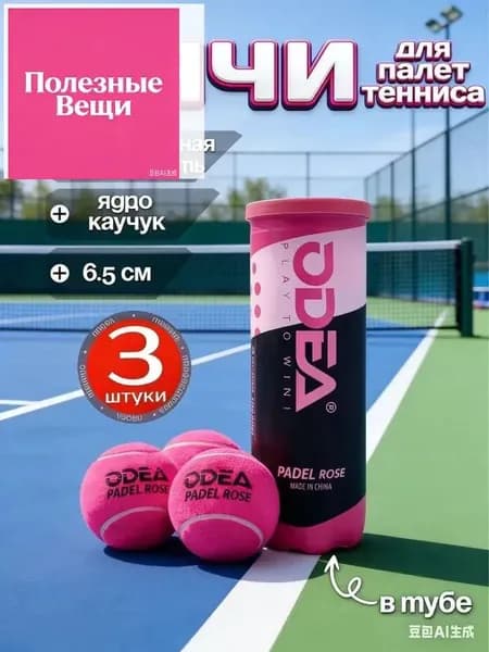 Мячи для падел тенниса 3 шт