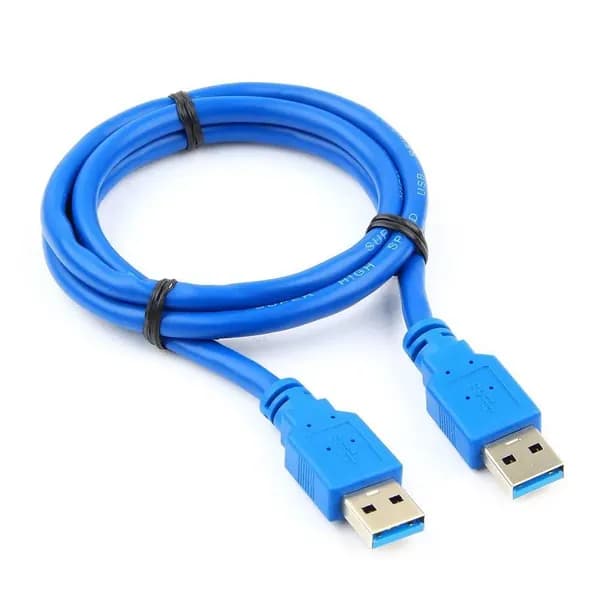 Кабель для компьютерной периферии USB 3.0 Type-A/USB 3.0 Type-A, 1 м, синий