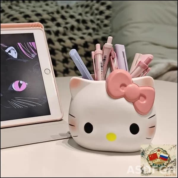 Стильный органайзер Hello Kitty для ручек, кистей и зубных щеток