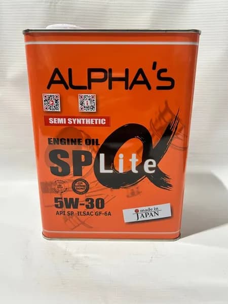 Масло моторное Alphas 5w30 SP, GF-6A, полусинтетика, 4 л