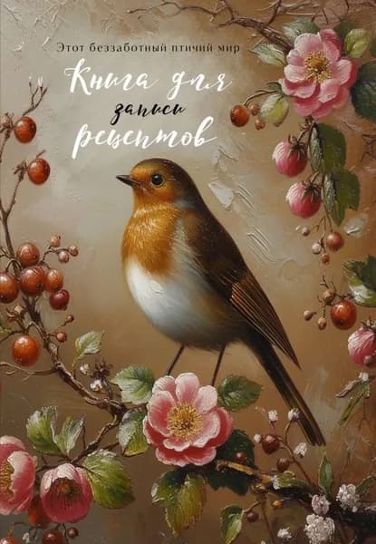 Книга для записи рецептов Издательство ХлебСоль Птица в вечернем свете, 14х20 см 2025 г.