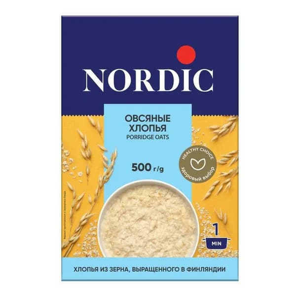 Каша Nordic овсяная 500 г