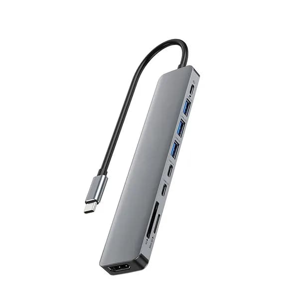 USB-C хаб 5 в 1 многофункциональный адаптер и расширитель портов для ноутбука смартфона и игровой консоли, удобная синхронизация и передача данных