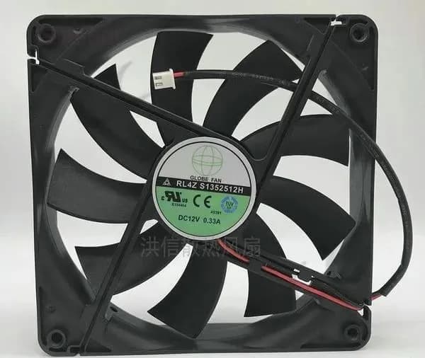 135x135x25MM Новый вентилятор охлаждения блока питания S1352512H DC12V 0.45A 2 провод для GLOBE Fan RL4Zc