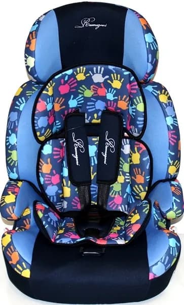 Автокресло Ramazoni RM515 (Premium, blue palms) с вкладышем