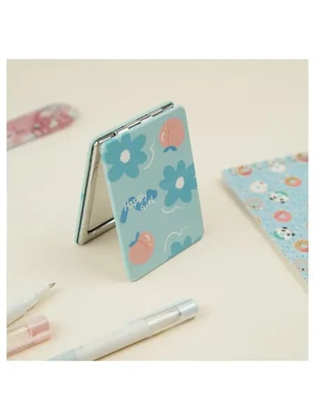 Зеркальце карманное складное "Blue charm", 2 штуки
