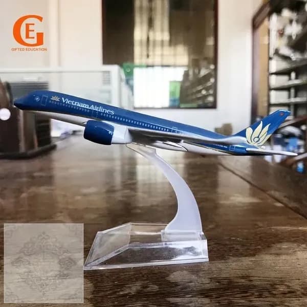 Металлическая Модель Самолета Vietnam Airlines Airbus 350