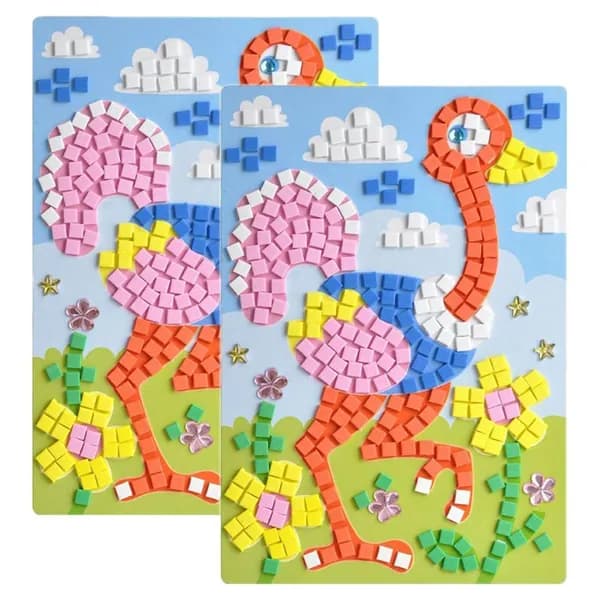 2PCS 3D мозаика головоломка